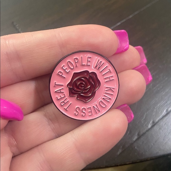 Harry Styles Jewelry - Harry Styles Treat People With Kindness pin TPWK